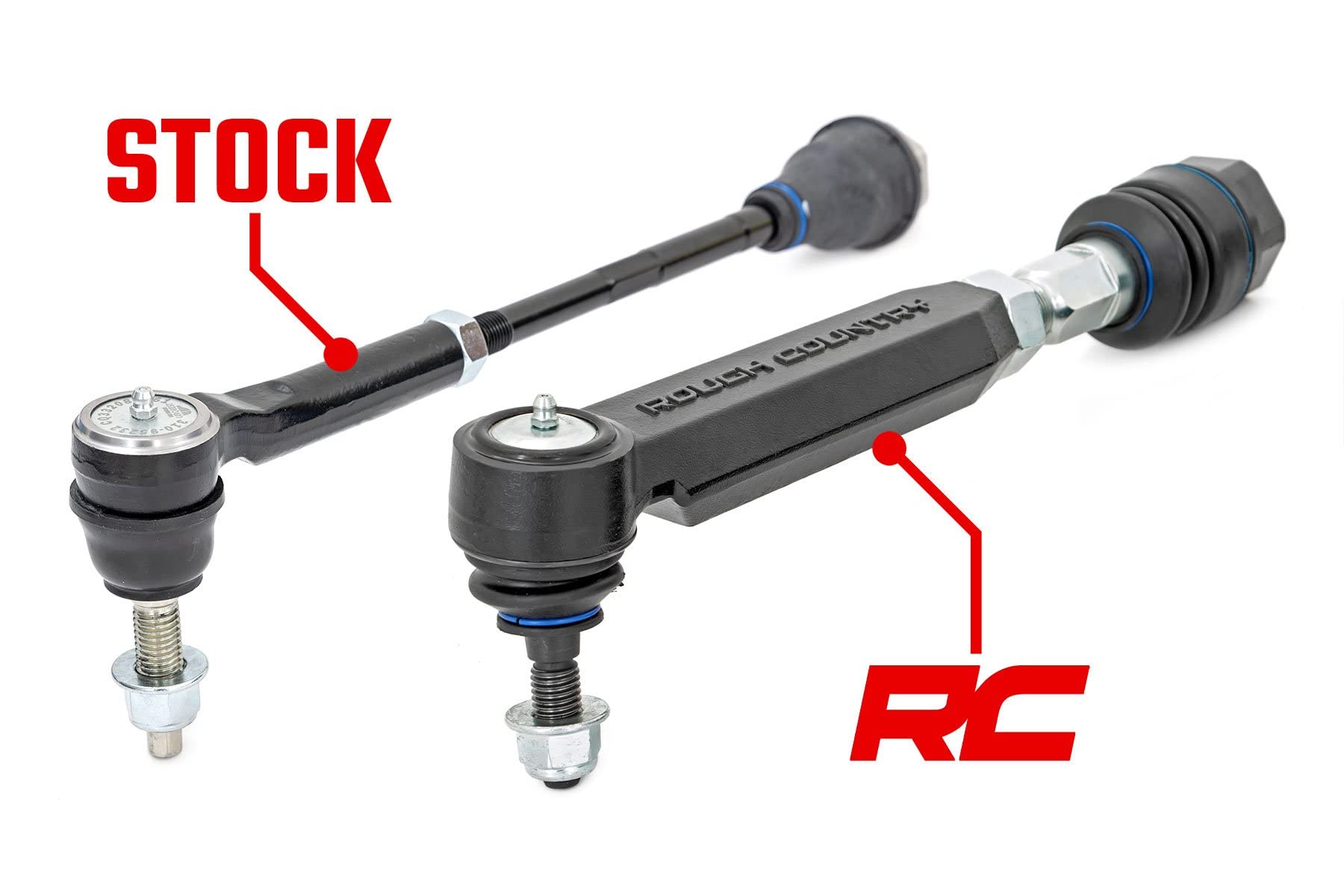 Rough Country Tie Rod HD Kit for 2001-2010 Chevy/GMC 2500HD/3500HD - 11015