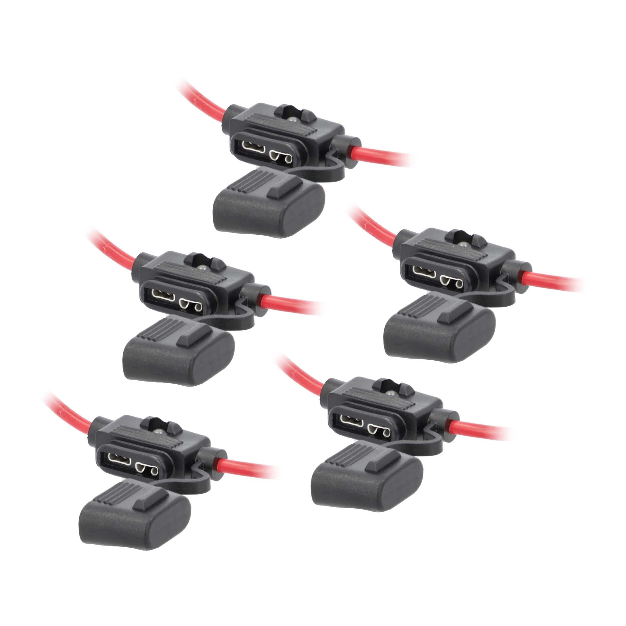 12Ga Metra Brands ATC Fuse Holder w/LED, 5 pcs