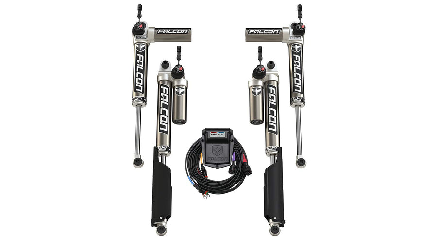 Falcon JL 4DR SP2 3.5 e-Adjust Piggyback Shock Kit (0-1.5” Lift)