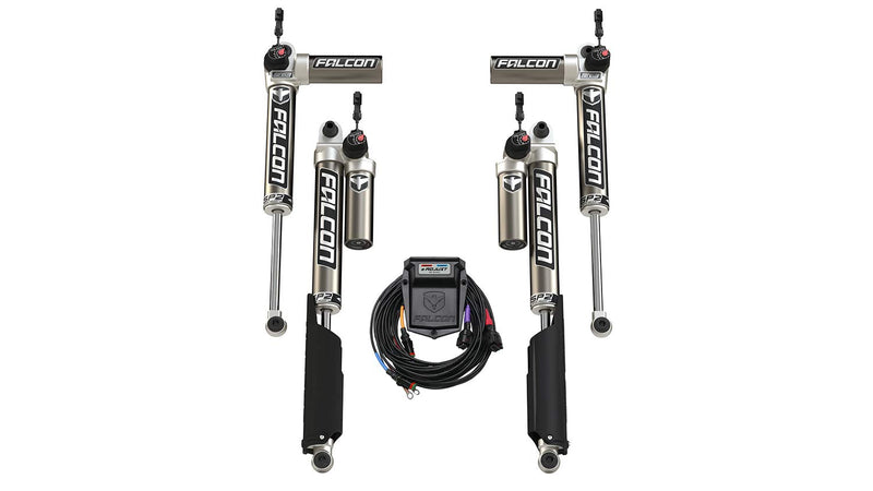 Falcon JL 4DR SP2 3.5 e-Adjust Piggyback Shock Kit (0-1.5” Lift)