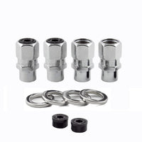 Chrome Racing MCGARD 60129 .490" Shank Style Lug Nut Set (M12 x 1.5 Thread Size) - Set of 4