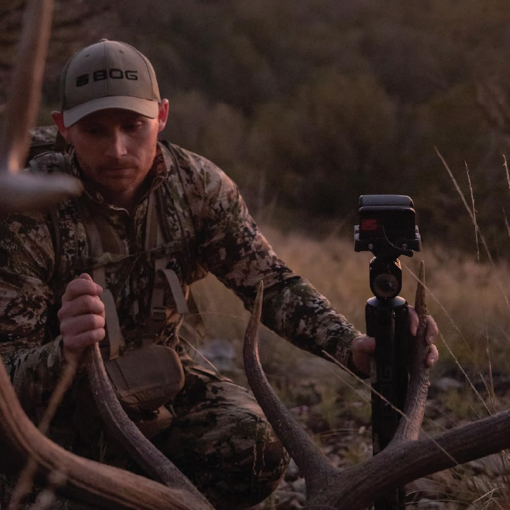 DeathGrip BOG Ultralite and Great Divide Head Combo with Durable Aluminum and Magnesium Construction, Universal Gun Rest, Quick Adjustment, and Ultra-Smooth Movement for Hunting, Shooting, and Outdoor
