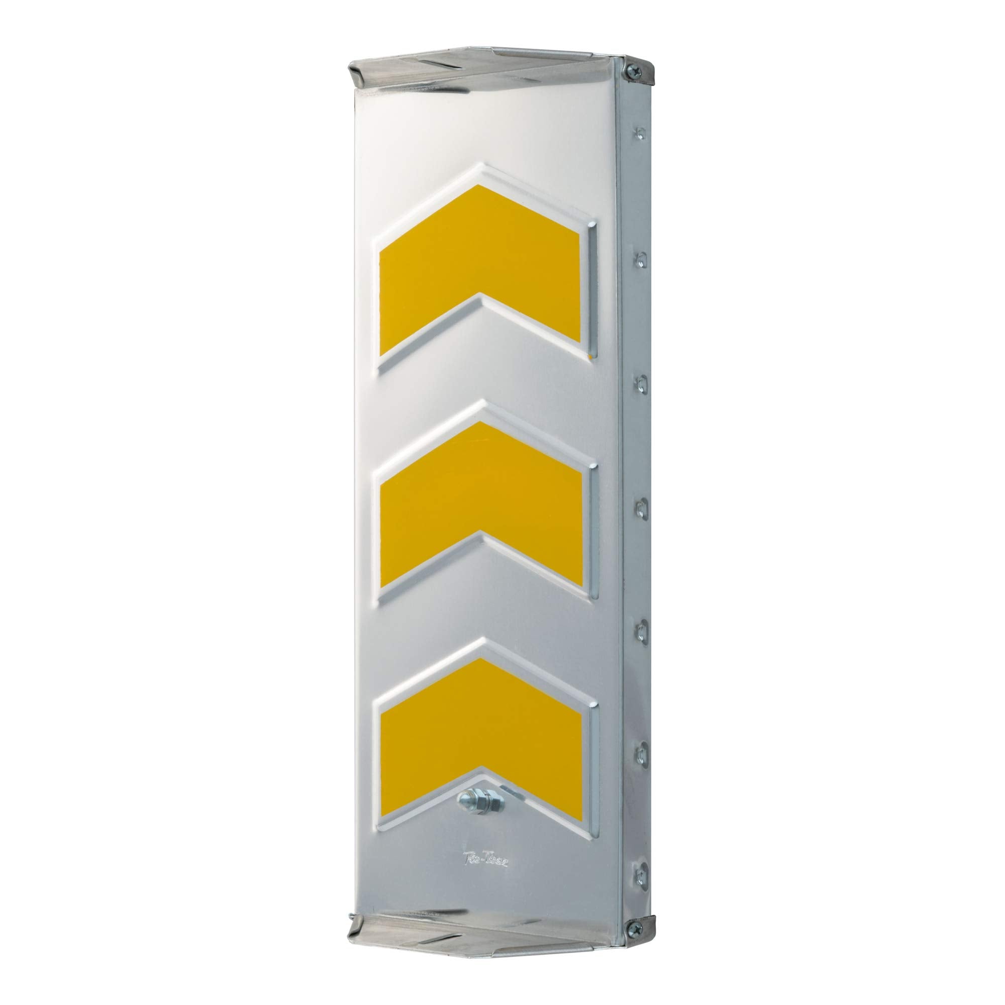 RETRAC 7 x 16-Inch Aluminum Yellow Chevron West Coast Mirror Head, Universal Driver or Passenger Side 600932