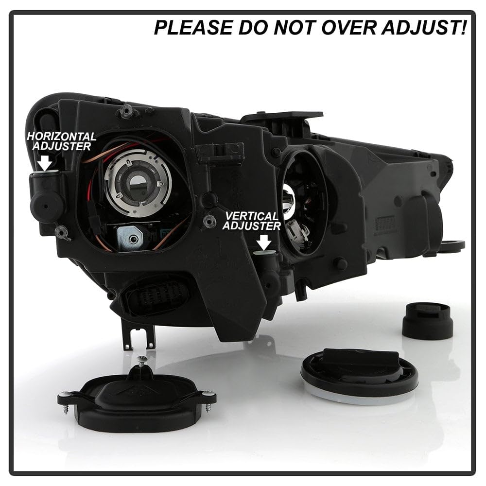 Audi A4 S4 17-19 Spyder (POE) Xenon HID LED DRL OE Headlights - Low Beam-D5S-(Not Included) ; High Beam-D5S(Not Included) ; Signal-PSY21W(Included) - Left