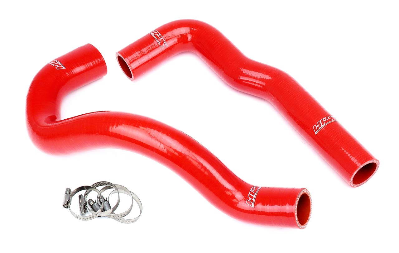 3-ply HPS Red Reinforced Silicone Radiator Coolant Hose Kit 57-2066-RED