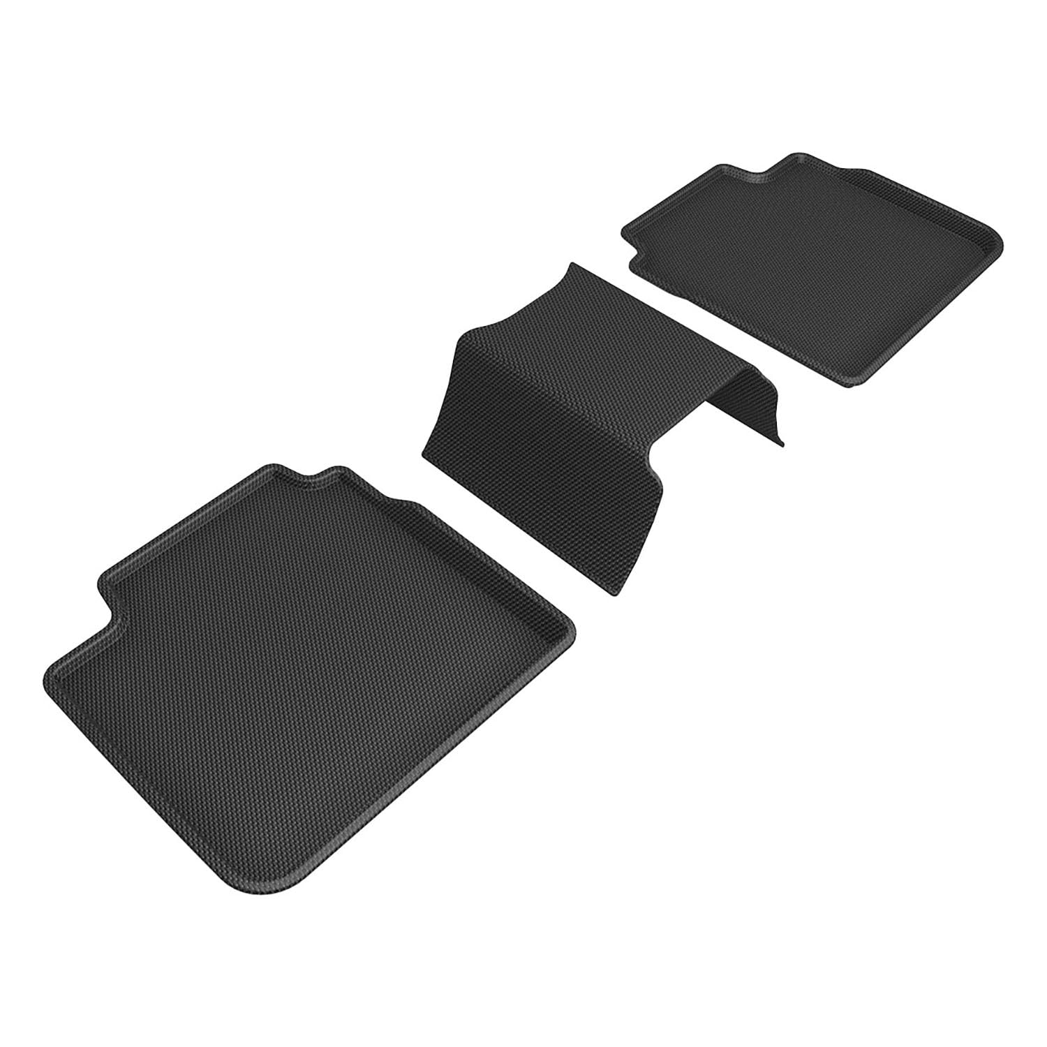 Kagu 3D MAXpider Custom Fit Floor Mat (Black) Compatible with BMW 7 Series (G70) 2023-2026 - Second Row
