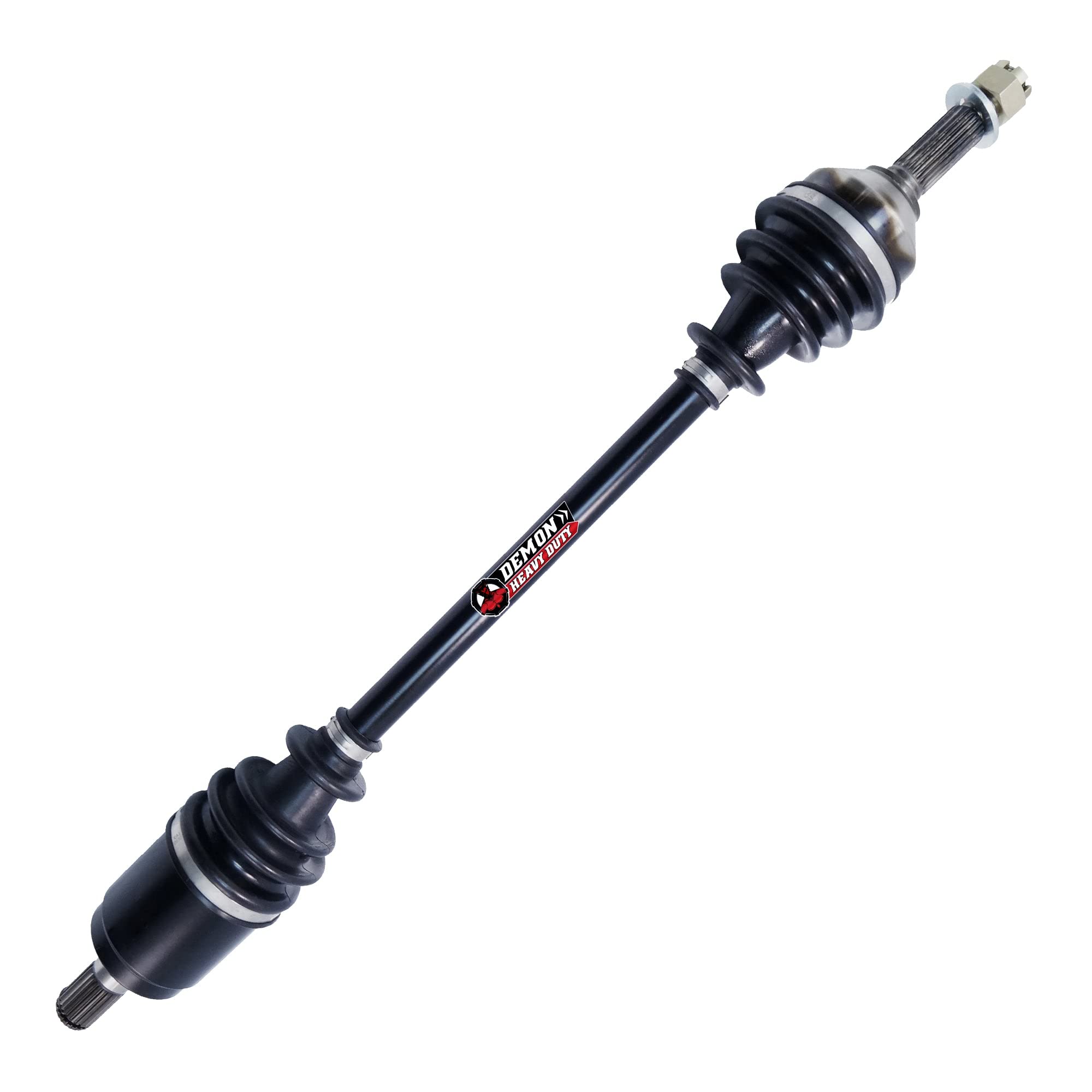Demon Front Left/Right Powersports Heavy Duty Axle for (2010-14) Polaris Ranger 400/500/570/EV, Made of 4340 Chromoly Steel, Dual Heat Treated High Strength, Wider Angles OEM: 1333134, +1332821