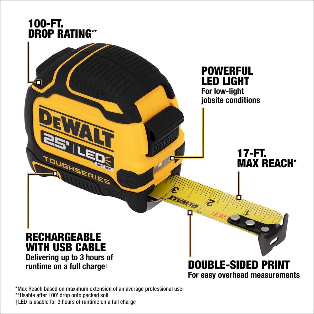 LIGHTED 25FT TAPE MEASURE