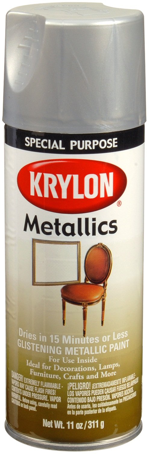 Krylon Special Purpose K01403 Metallic Paint, Dull Metallic, 11 ounce
