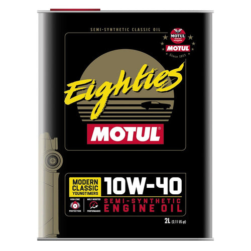 Classic Motul Eighties 10W40 Engine Oil 2-liter