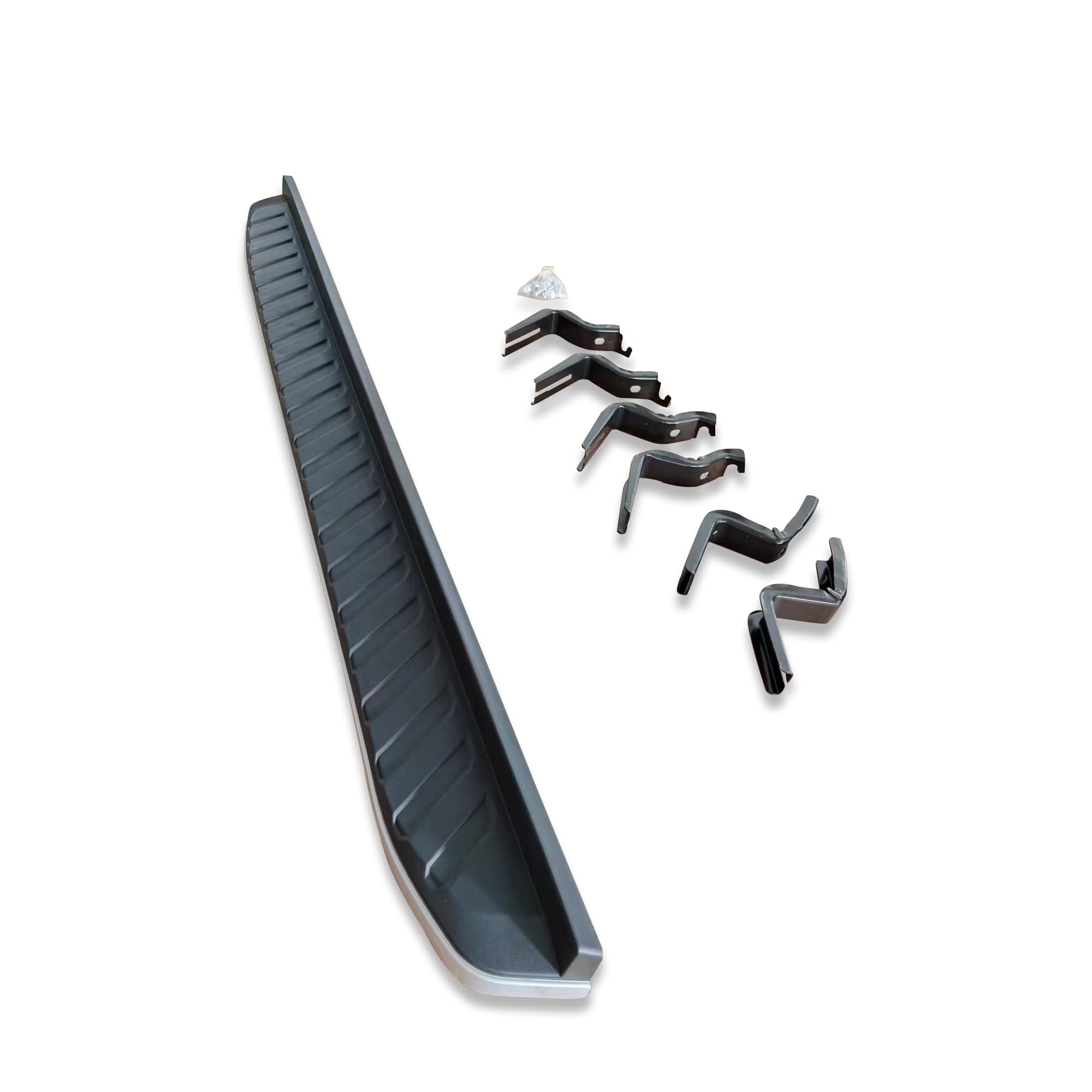 OEM Replica Black Horse Running Boards Textured Black Compatible with 2019-2024 Ford Ranger-RFORA19