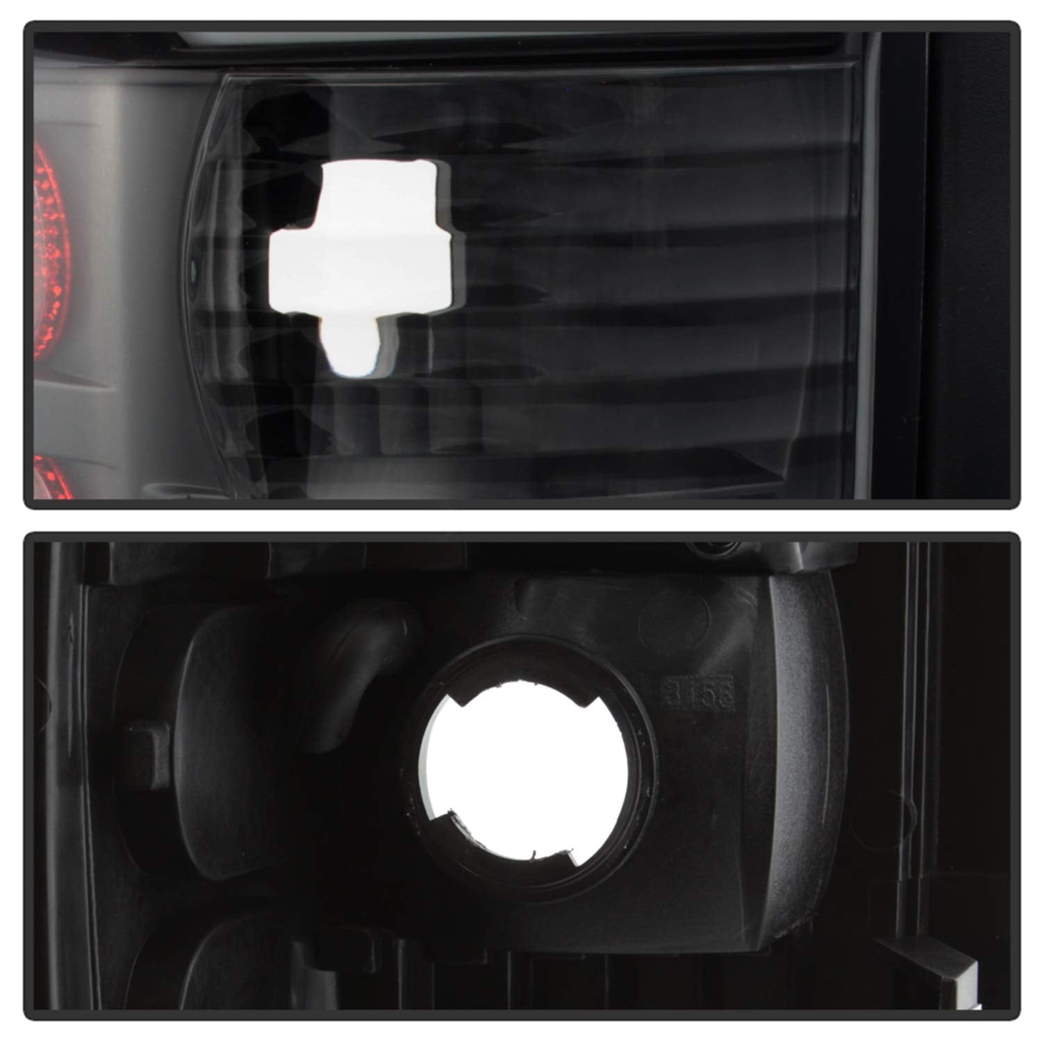 xTune SPYDER (9038860) Dodge Ram 1500 94-01 Tail Lights - Light Bar LED - Black ALT-ON-DRAM94V3-LBLED-BK