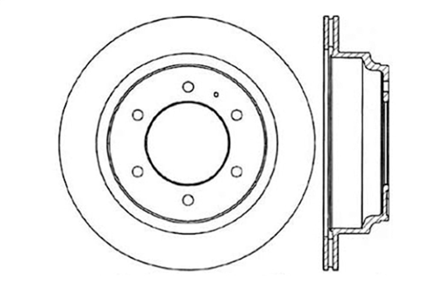 Sport Drilled/Slotted Brake Rotor StopTech 127.43015R (Rear Right), 1 Pack