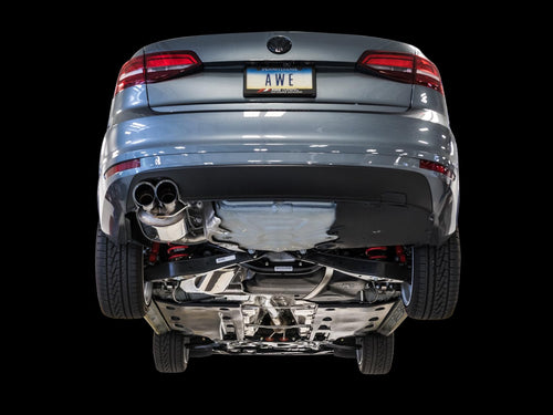 AWE Suite Exhaust for Volkswagen MK6 Jetta 1.4T - Cat-back / Touring Edition / 2 - Chrome Silver - AWE