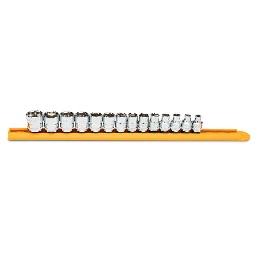 3/8" Drive GEARWRENCH 14 Pc. 6 Pt. Standard Socket Set, Metric - 80552