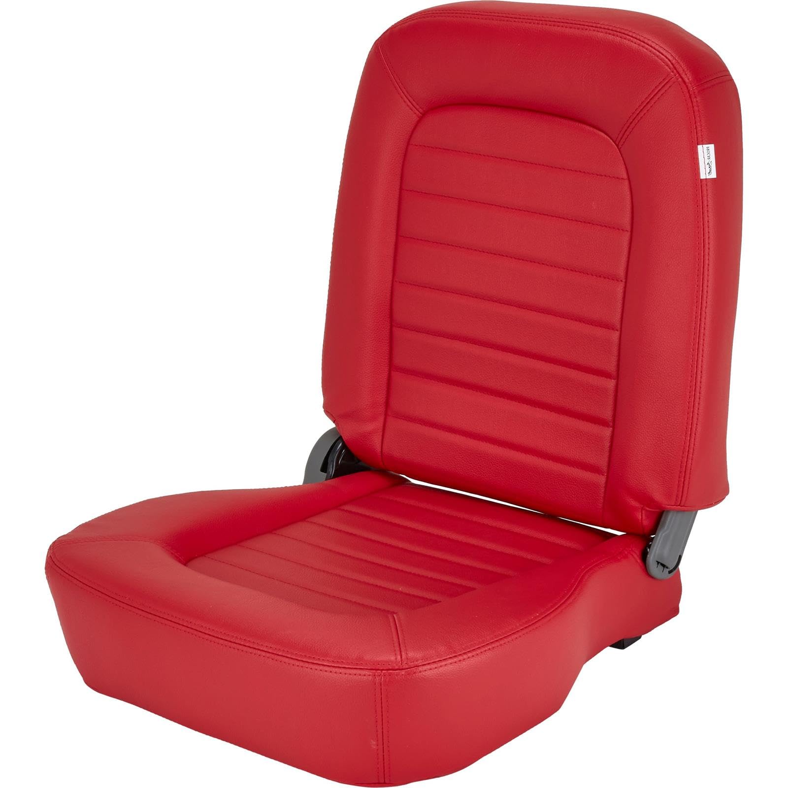 Red Vinyl ProCar by Scat 80-1550-58R Racing Classic Low Back Recliner Right Seat