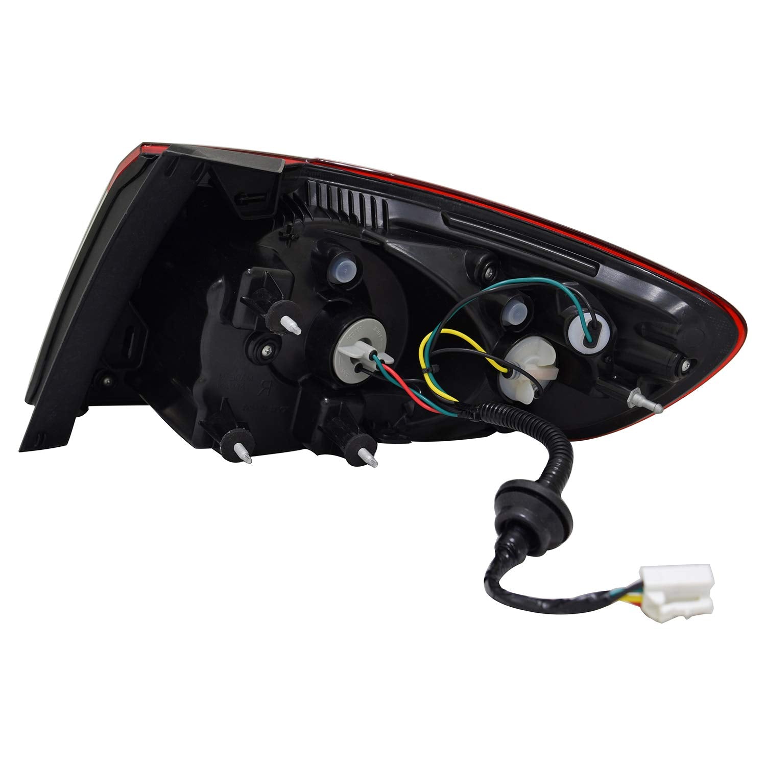 Left TYC Tail Light Assembly Compatible with 2010-2012 Hyundai Santa Fe