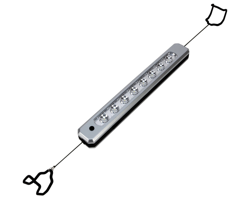 W2404 Performance Tool 18-Inch 500 Lumen LED Rechargeable Underhood Work Light With Retractable Steel Cables Spaning Up To 78