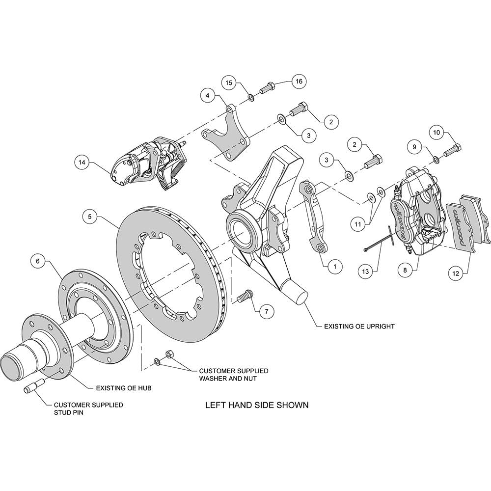 MC4 Rear Kit, FDLI 11.75"
