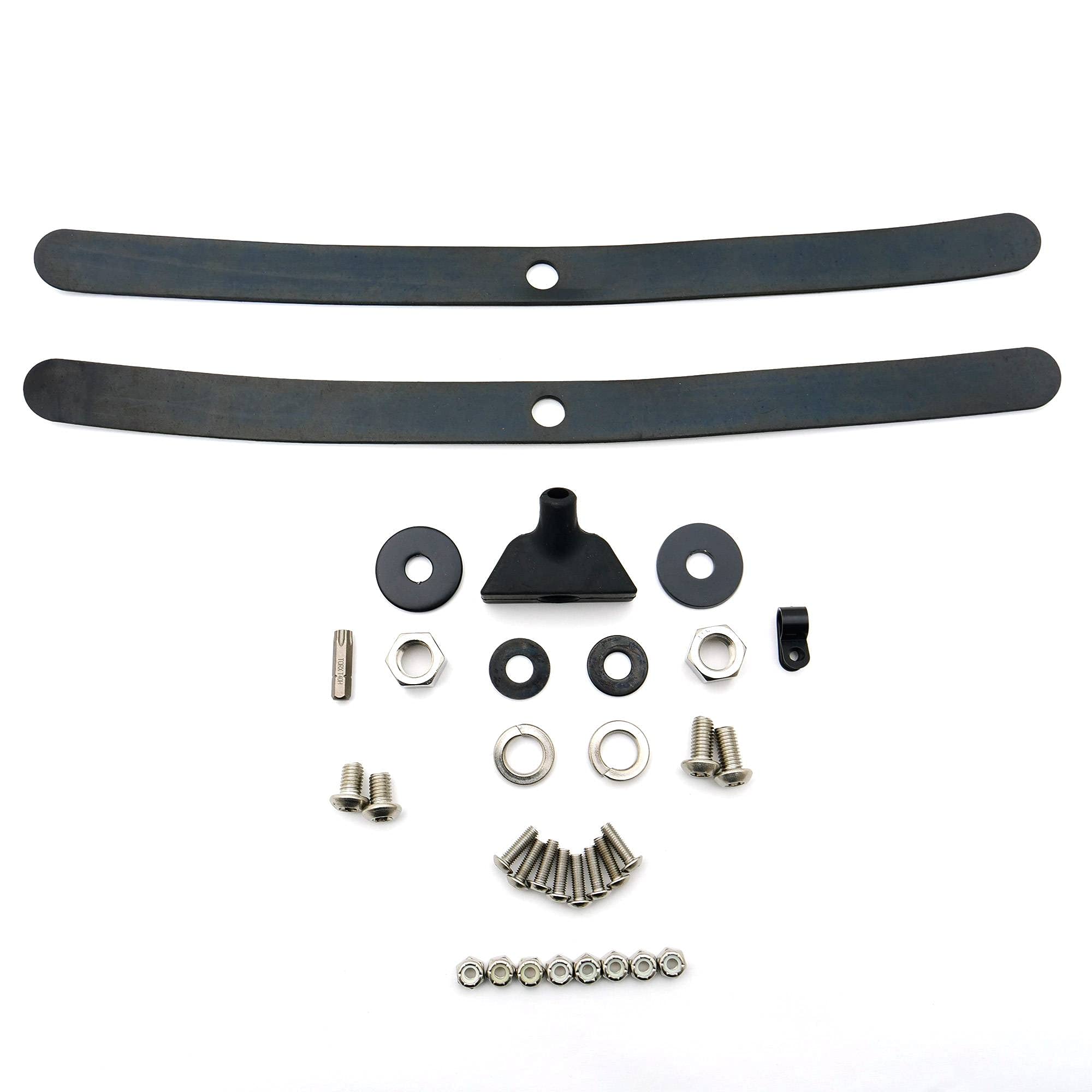 ZROADZ LED Bar Kit Front Roof Mounted - Compatible w/ 2014-2018 Chevrolet Silverado 1500 Complete Kit with Mounting Brackets, 50 Inch Curved Zroadz Led light bar & Wiring Harness- PN #Z332081-KIT-C