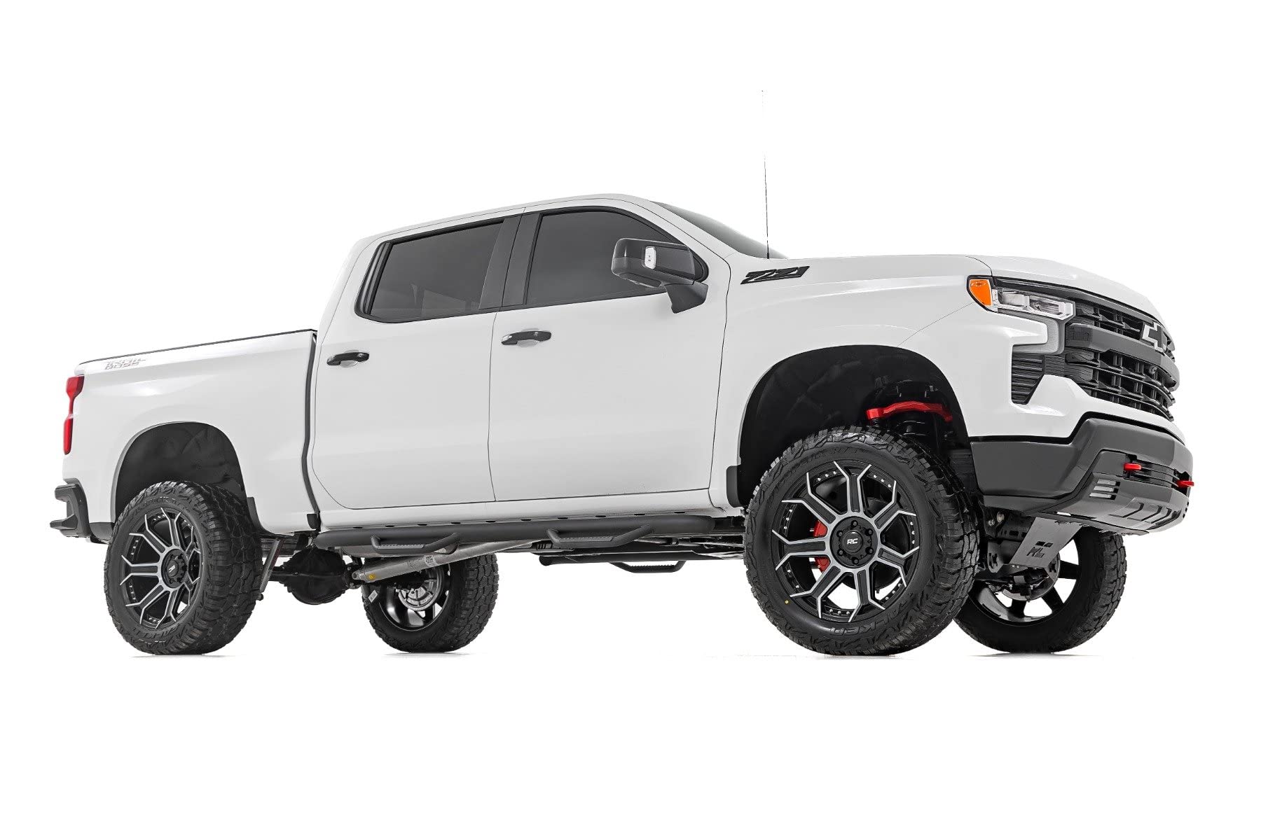 Mud Flap Delete Rough Country for Chevy Silverado 1500 (2019-2026)- Heavy-Duty Tri-Blend ABS, Easy Install, Includes Front & Rear Deletes