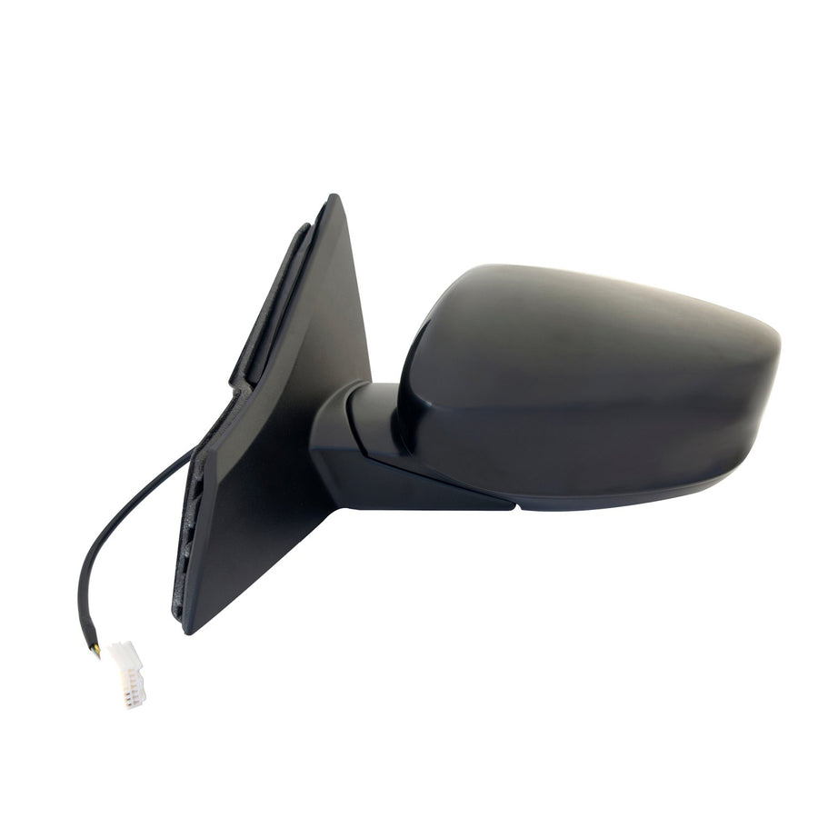 Fit System Driver Side Mirror for Honda Accord Coupe, LX-S Textured Black w/PTM Cover, Foldaway, w/o Turn Signal w/o Aspherical Lens, Power
