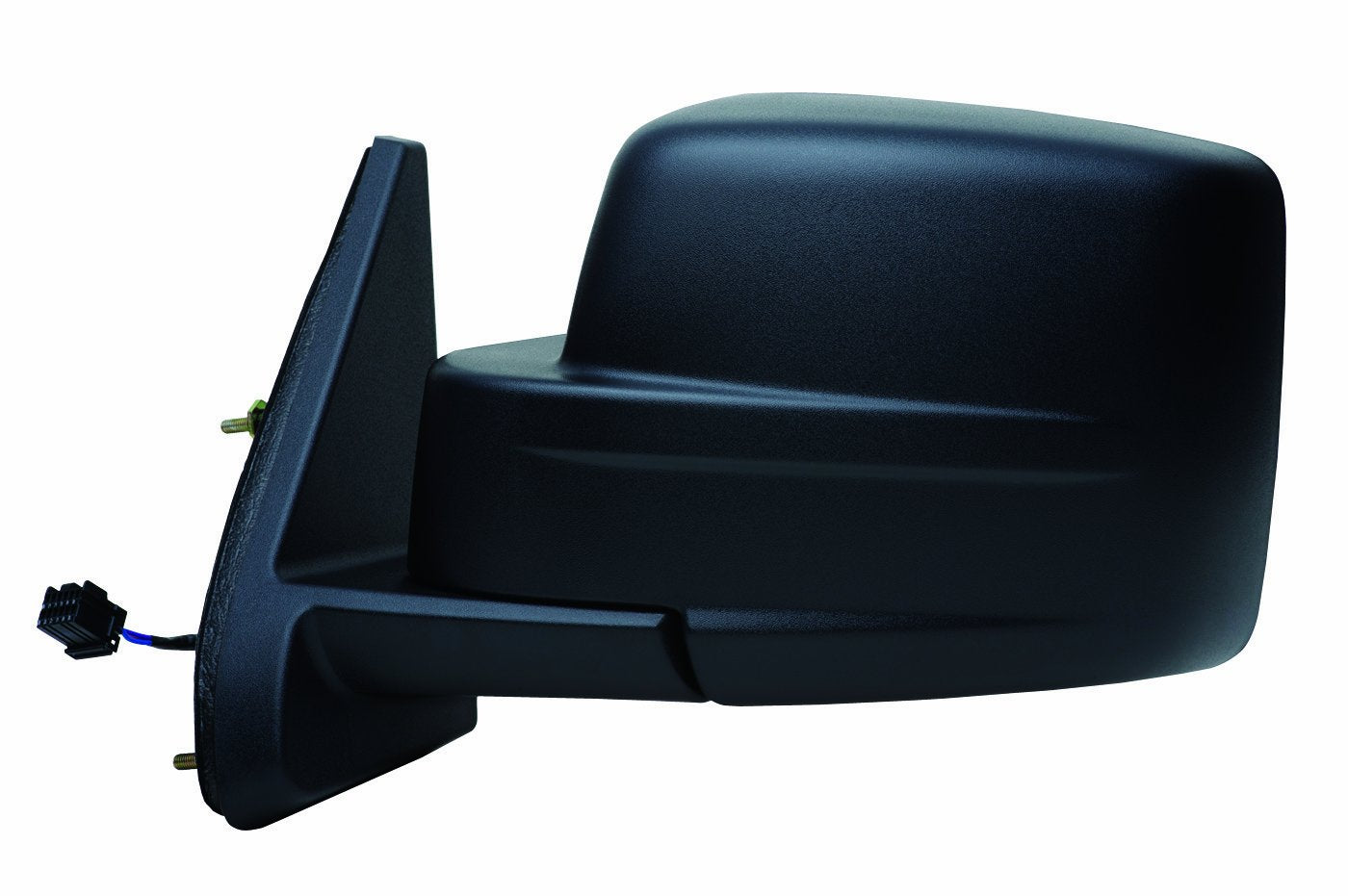 Jeep Patriot Fit System 60154C Driver Side Replacement Flat Mirror, Black