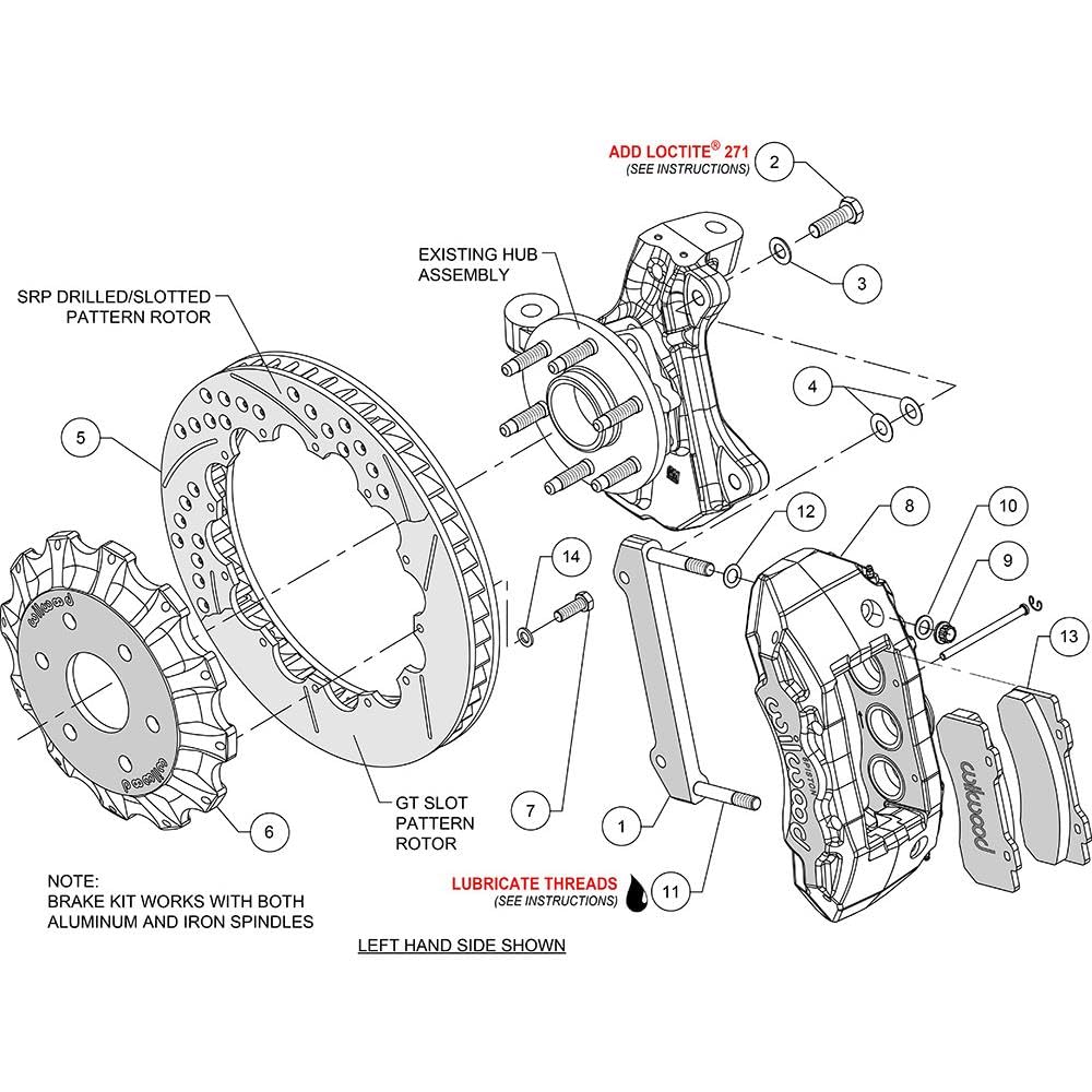 16.00" TX6R Front Kit, Ano