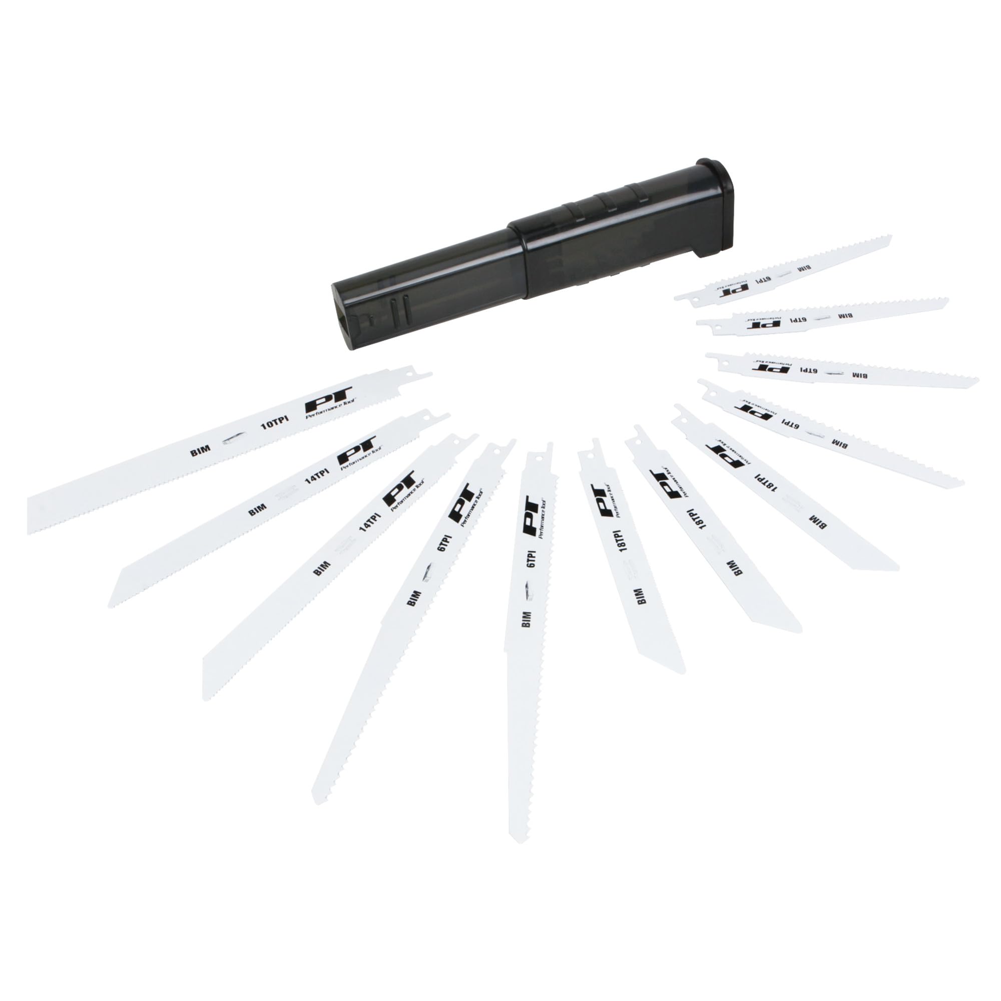 12Pc Performance Tool W721 Reciprocating Saw Blade Set, 1 Pack
