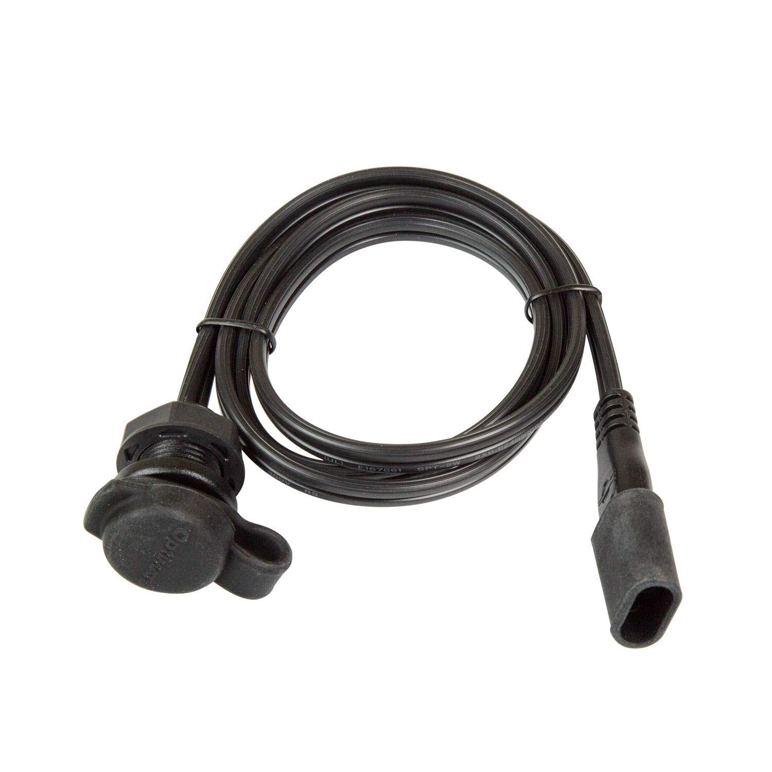 Tecmate OptiMATE O-40 Cable, Weatherproof panel mount SAE socket, Black