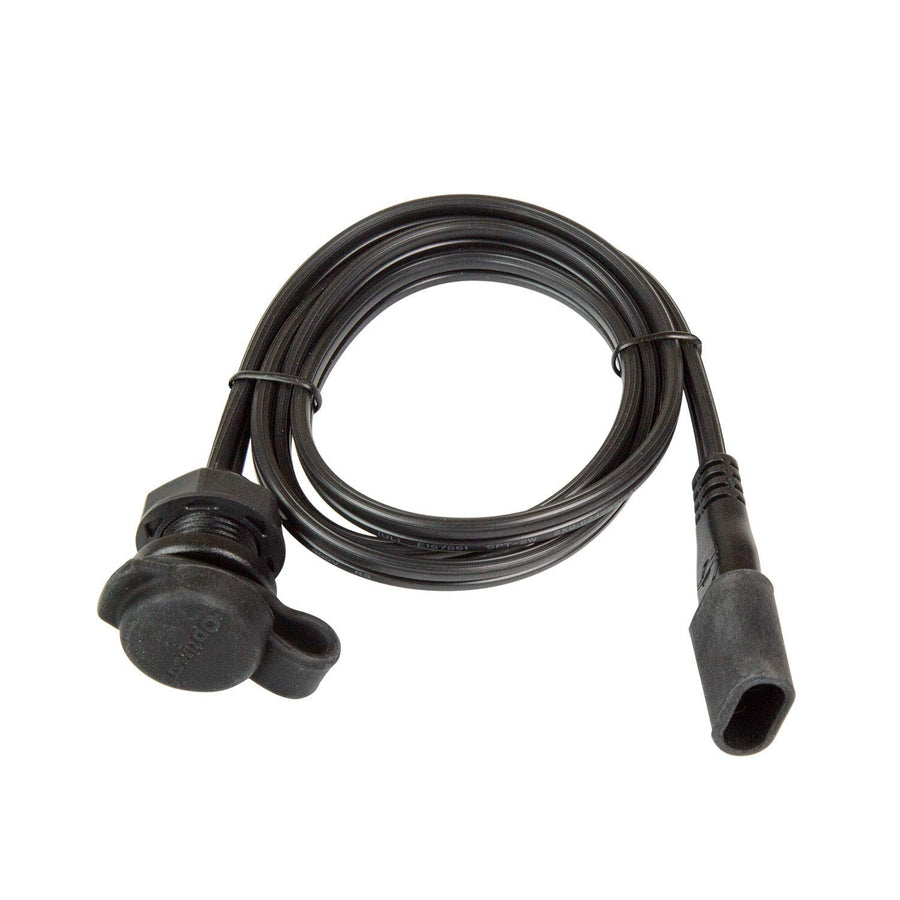 Tecmate OptiMATE O-40 Cable, Weatherproof panel mount SAE socket, Black