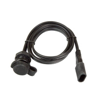 Tecmate OptiMATE O-40 Cable, Weatherproof panel mount SAE socket, Black