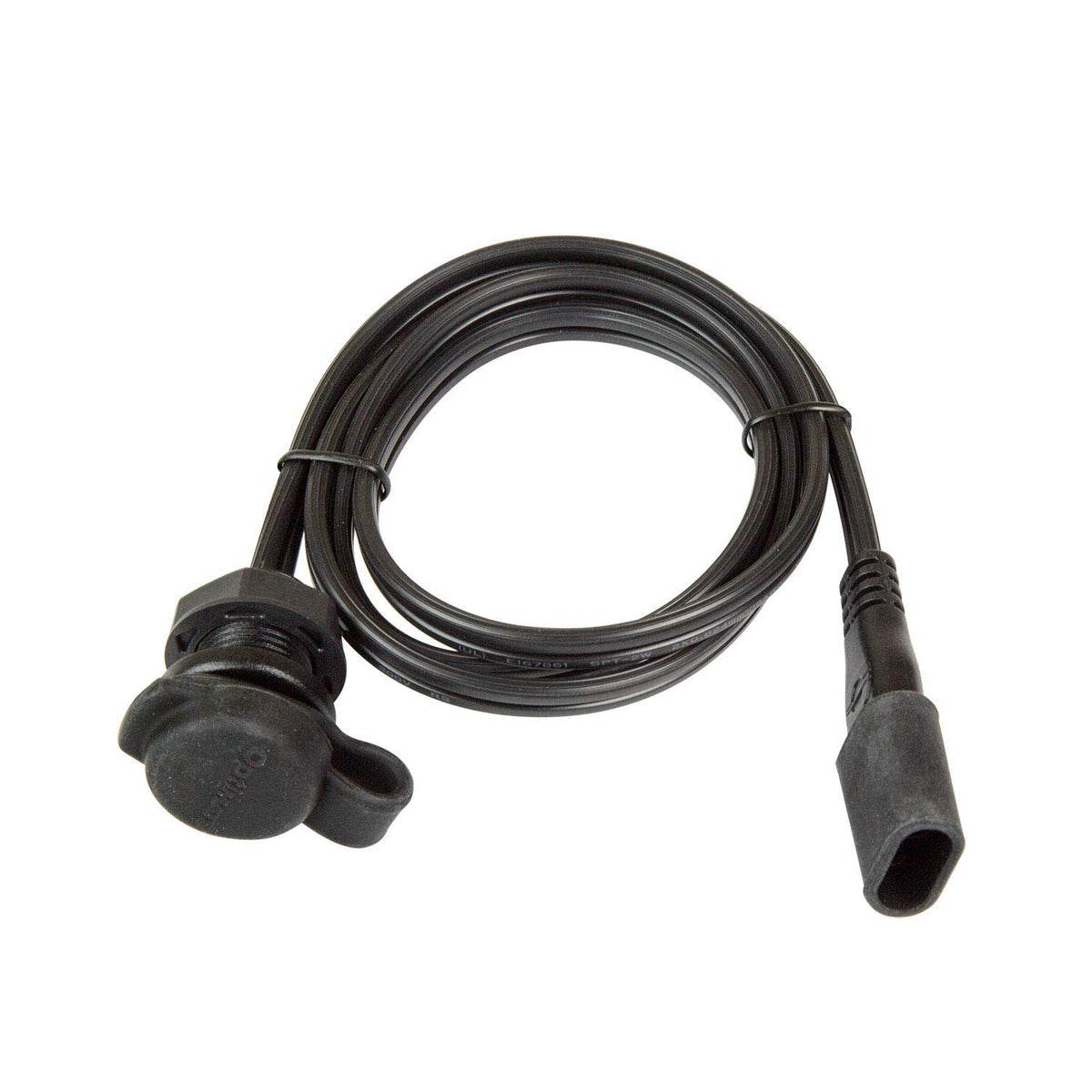 Tecmate OptiMATE O-40 Cable, Weatherproof panel mount SAE socket, Black