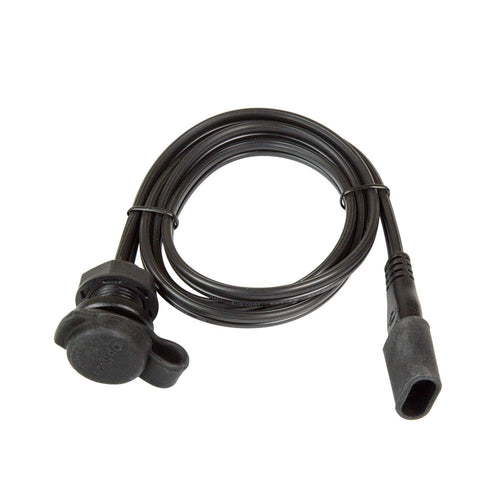 Tecmate OptiMATE O-40 Cable, Weatherproof panel mount SAE socket, Black