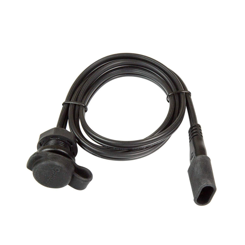 Tecmate OptiMATE O-40 Cable, Weatherproof panel mount SAE socket, Black