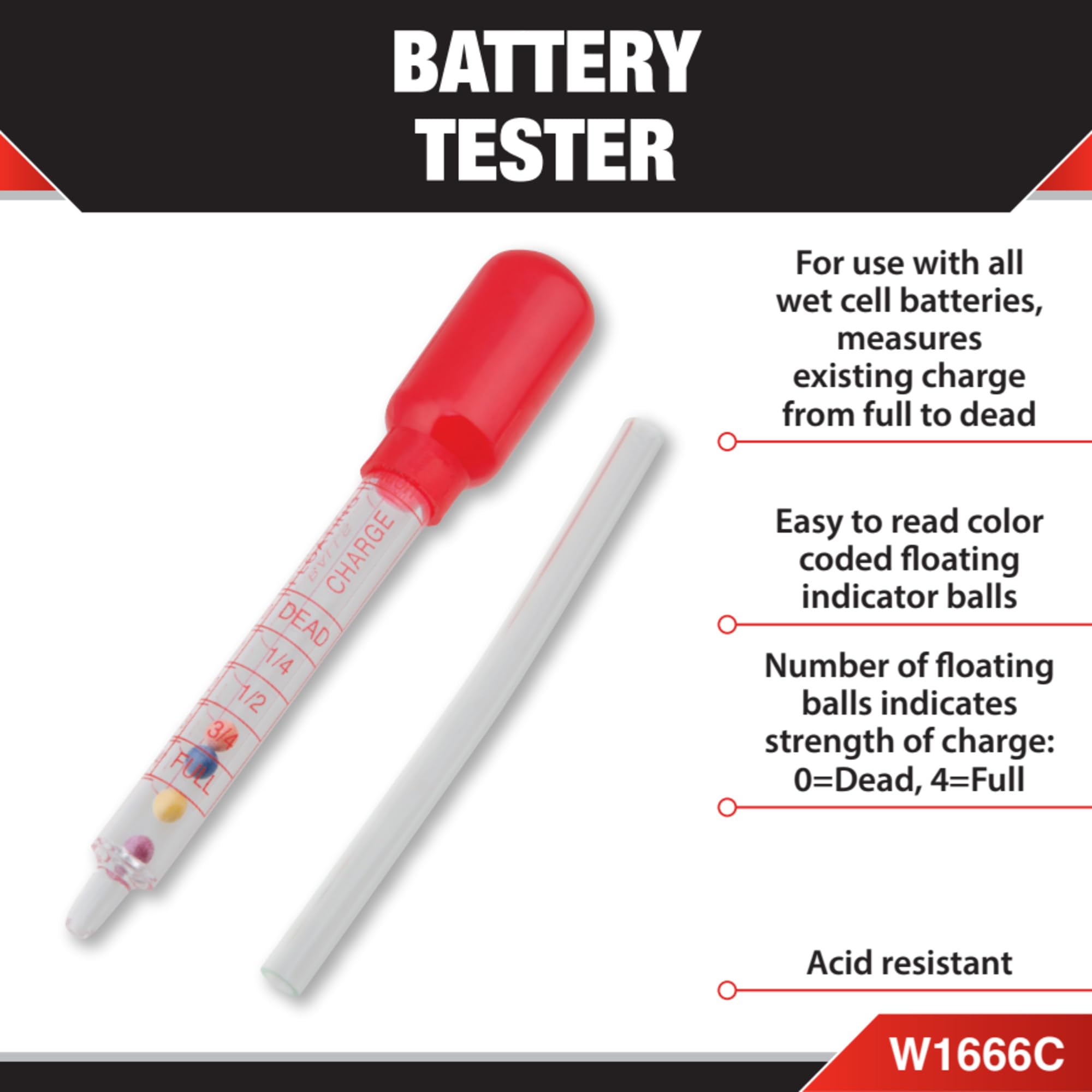 W1666C Performance Tool Battery Tester