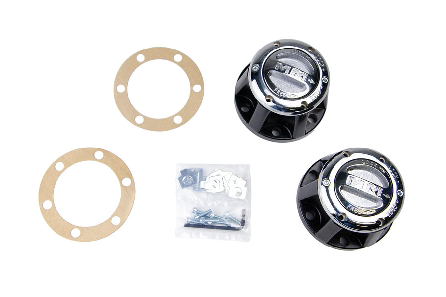 Mile Marker Premium 457 Manual Locking Hub Set fits 1972 1986 CJ Universal (6-bolt 27 spline) & 1974 1975 1/2 Ton Pickup - Elevate Your Driving Experience