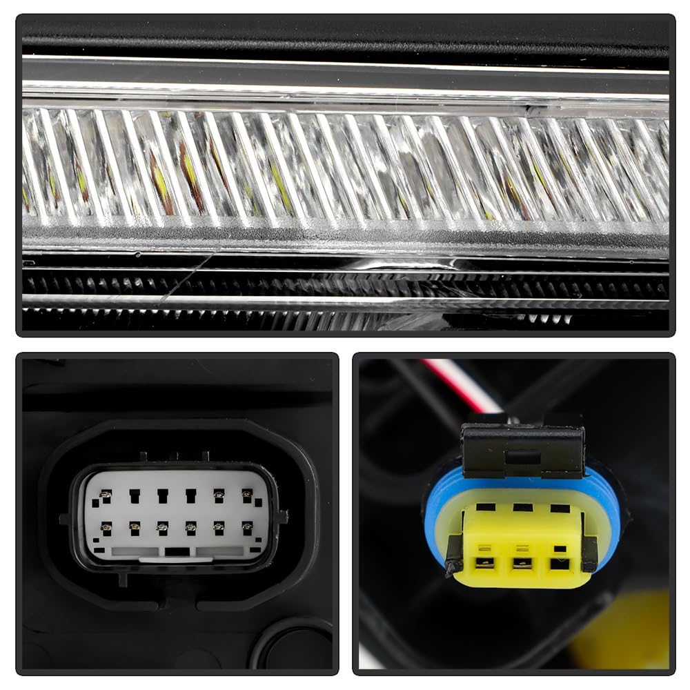 Chrysler 200 Spyder (POE) 15-17 HID w/LED DRL Chrome Trim Headlight - OE Right