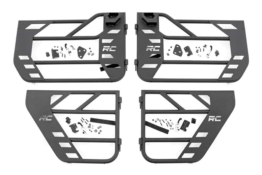 Rough Country Steel Tube Doors Front & Rear for 18-22 Jeep JL/JLU/JT - 10619