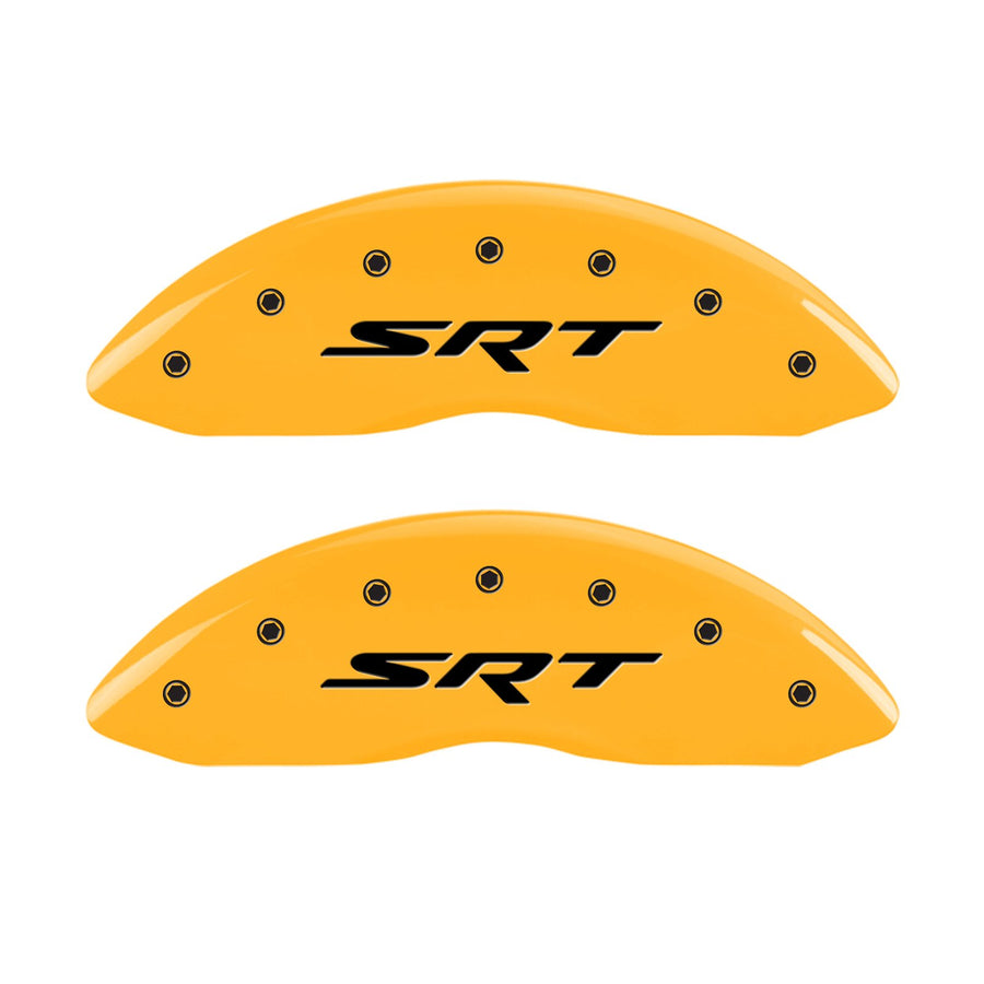 Caliper Covers MGP 42002SSRTYL Yellow Caliper Cover