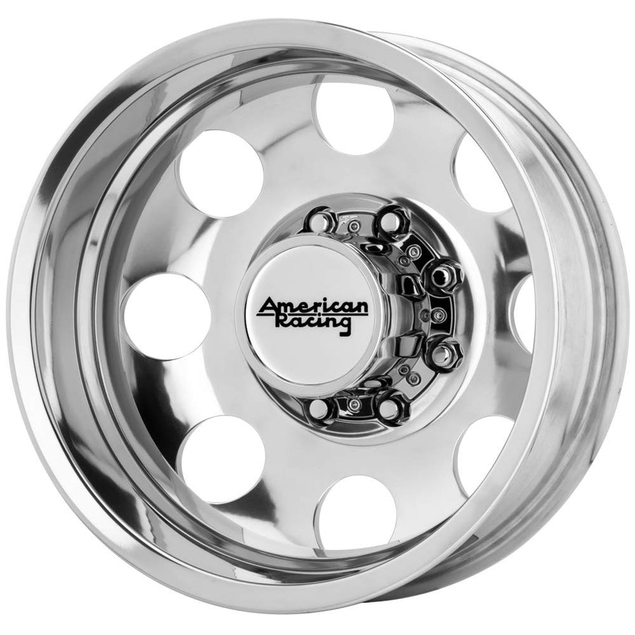 AR204 BAJA DUALLY American Racing 17X6 8X6.5 -1.78 -134mm POLISHED - REAR - AR204760901134N