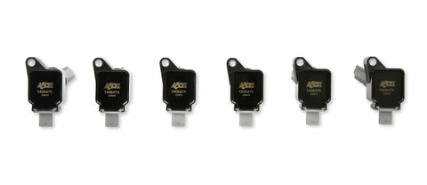 Ignition Coil ACCEL 140647K-6, Black, 6-pack