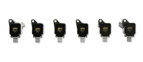 Ignition Coil ACCEL 140647K-6, Black, 6-pack