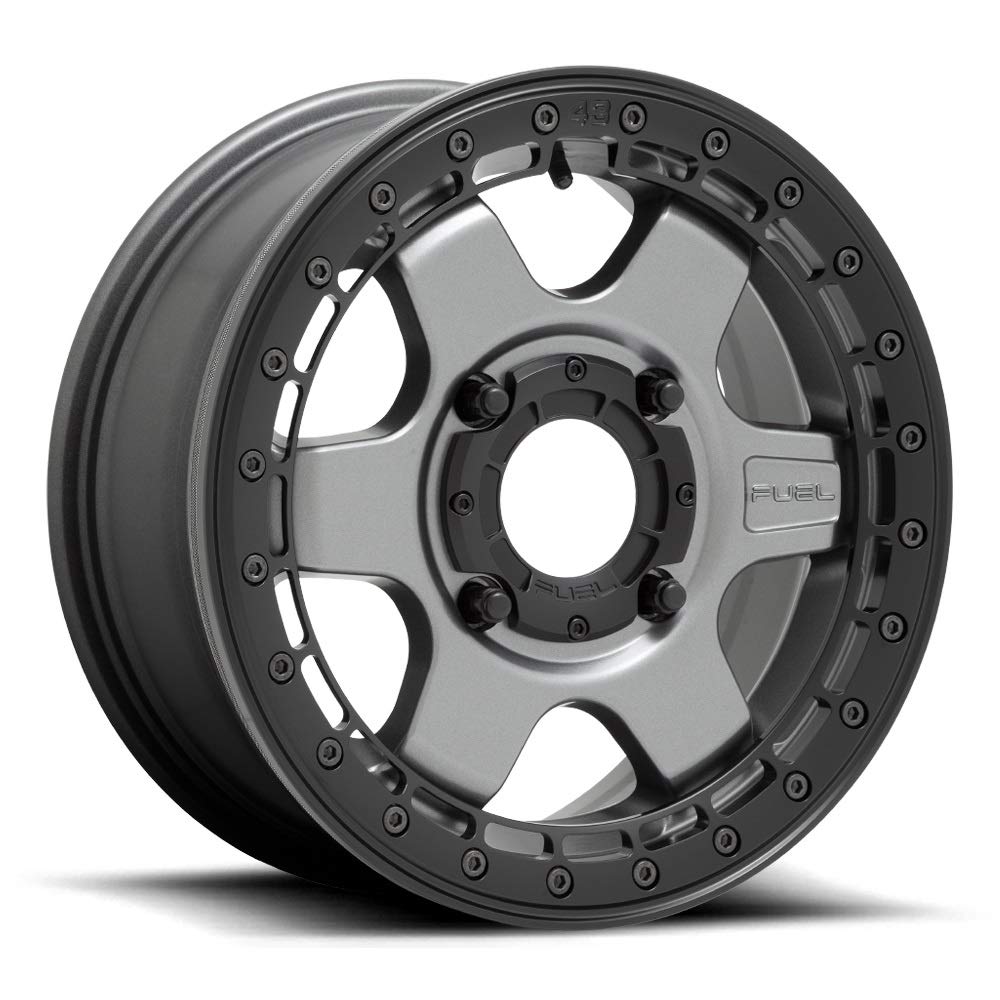 UTV Fuel D923 15X6 4X137 MT-GMTL BLK-RING 38MM - D9231560A650