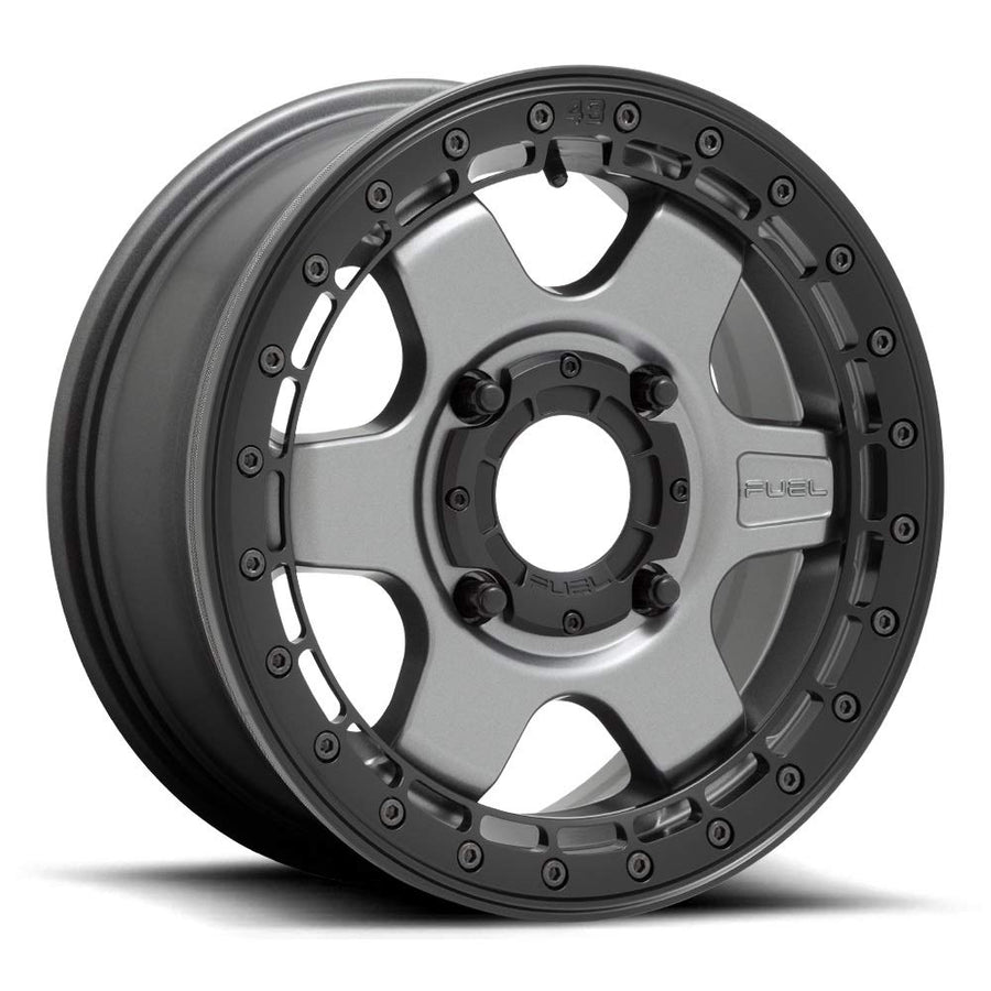 UTV Fuel D923 15X6 4X137 MT-GMTL BLK-RING 38MM - D9231560A650