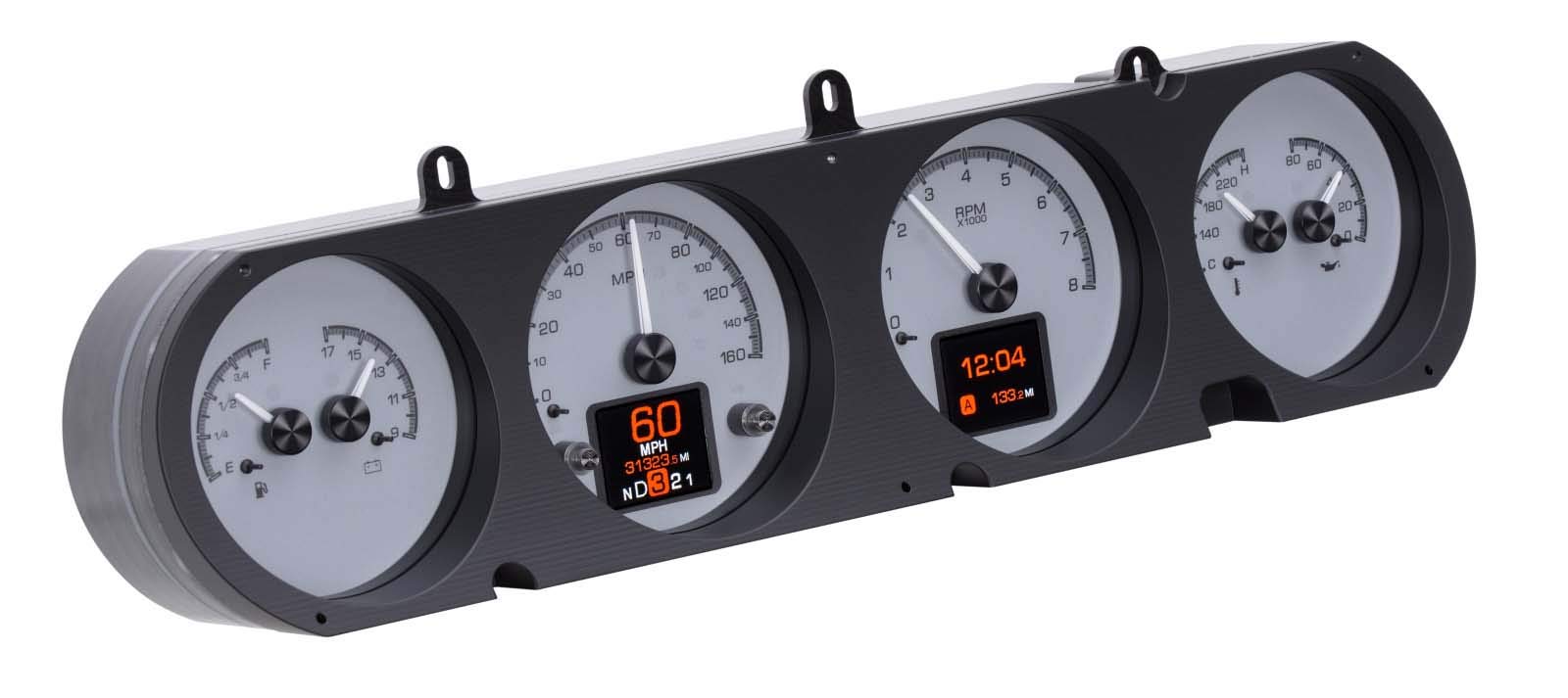 Dakota Digital 64-67 Pontiac GTO Lemans Analog Gauges Kit Silver Alloy HDX-64P-GTO-S Tempest