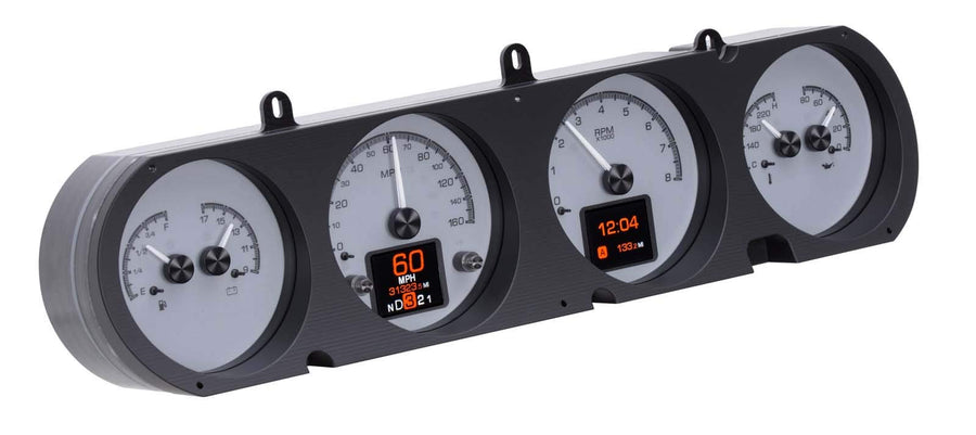 Dakota Digital 64-67 Pontiac GTO Lemans Analog Gauges Kit Silver Alloy HDX-64P-GTO-S Tempest
