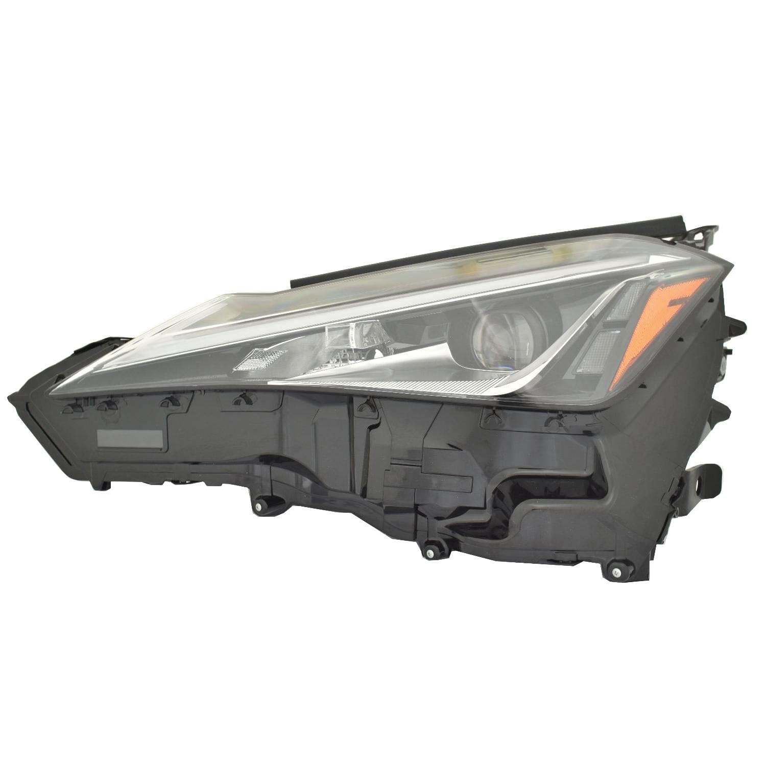Depo Automotive ACK for Lexus UX 200 / 250h 19-20 Headlight with Fog Light without Logo LH Driver Side Replaces OEM: 81185-76230 Partslink: LX2502189