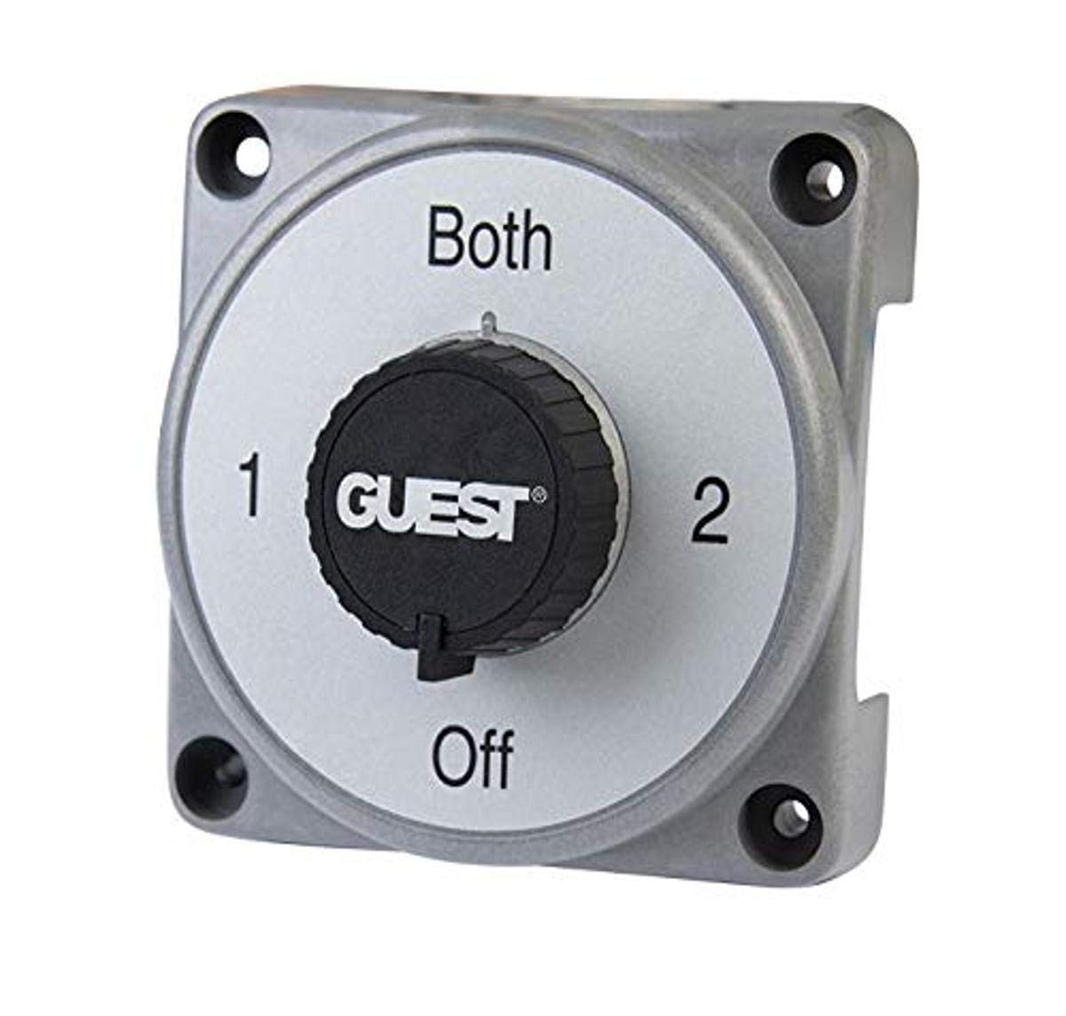Heavy Duty Guest 2300A Diesel Power Marie Battery Selector Switch (360 Continuous, 600 Momentary Amps)