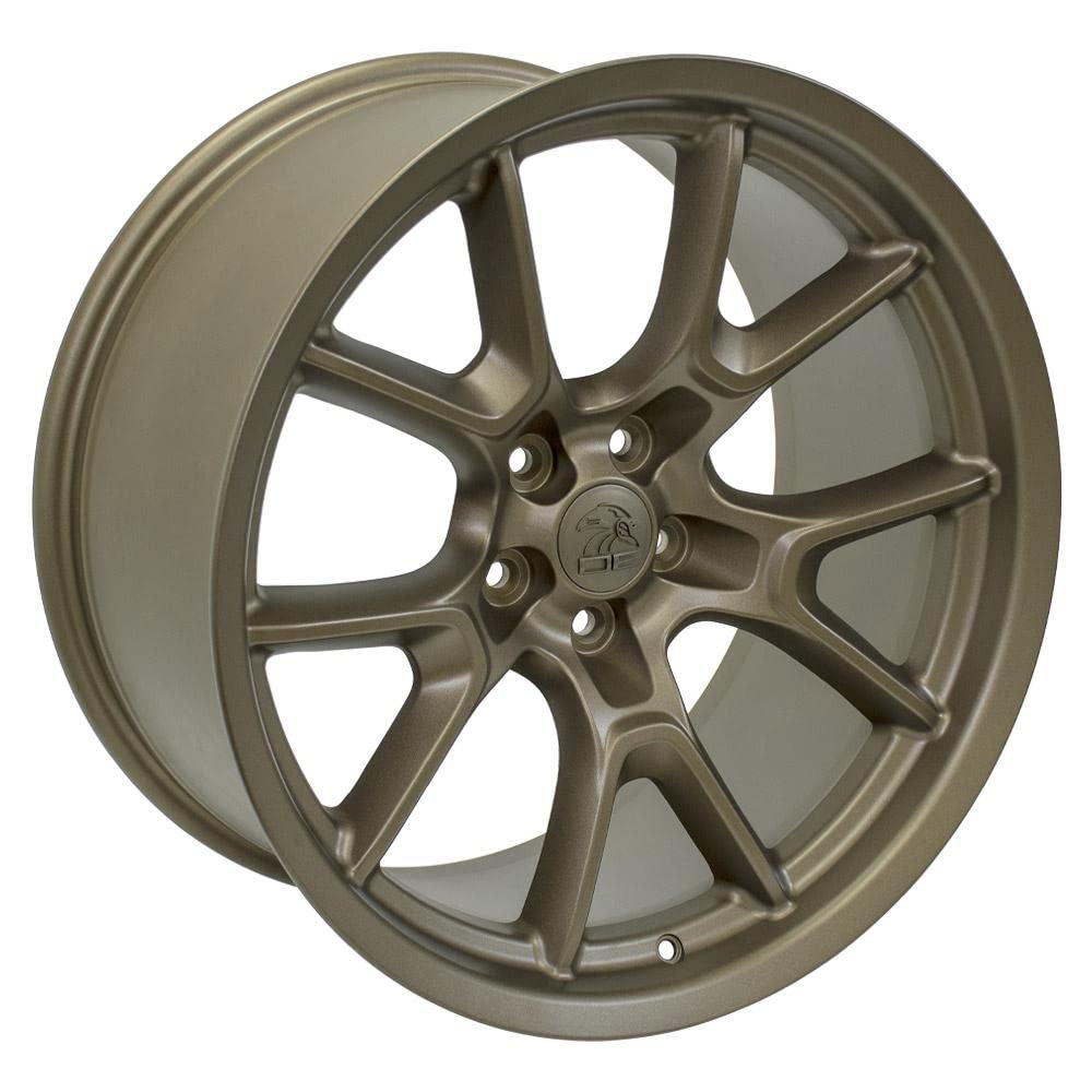 20 Inch OE Wheels DG21 Rim Fits Challenger 50th Anniversary Style 5x115 20x10 Satin Bronze - Hollander 10369 (1)